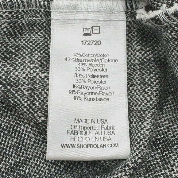 ANTHROPOLOGIE DOLAN Womens XS White Black Texture Sleeveless Savannah Ruffle Top - Picture 5 of 8